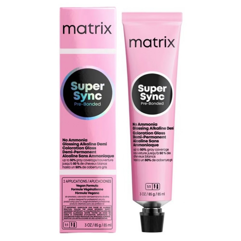 Matrix Super Sync Alkaline – צבע שטיפה אלקלי ללא אמוניה