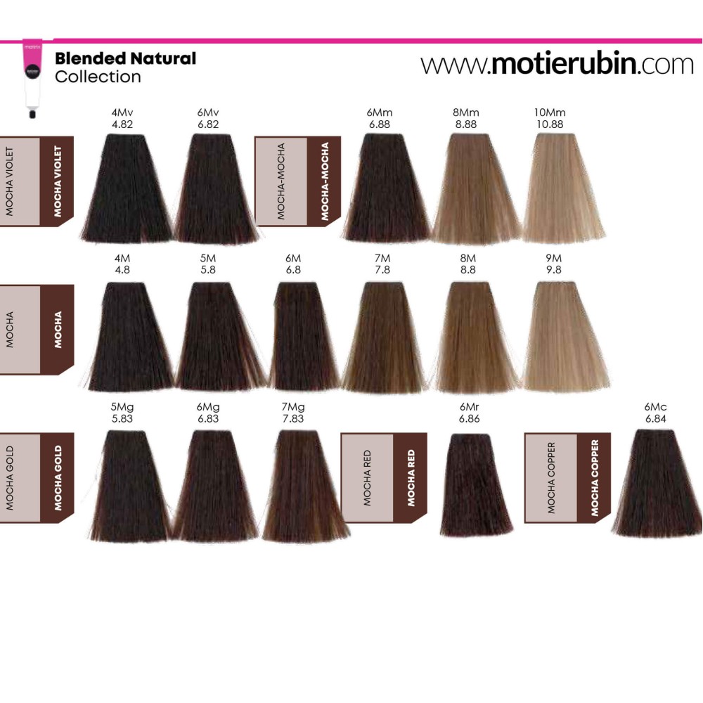 צבע לשיער מטריקס פרופשיונל סדרת -מוקה -Blended Natural Collection Mocha 